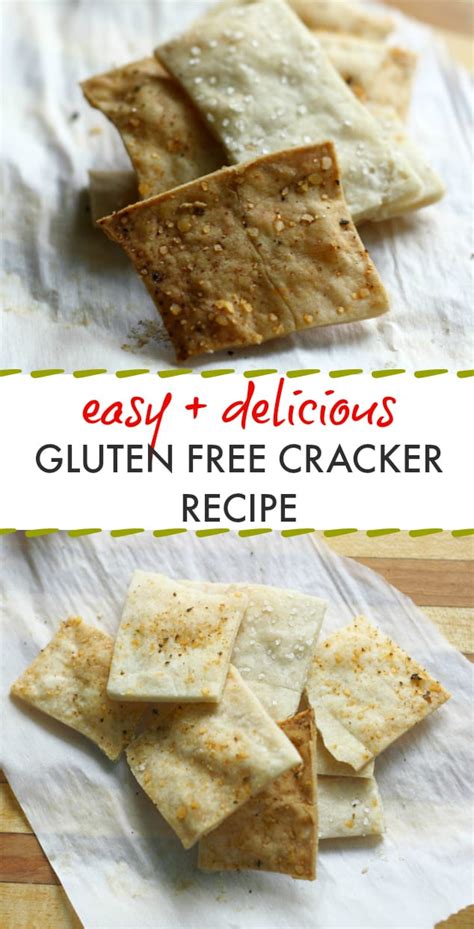 easy gluten free cracker recipes.